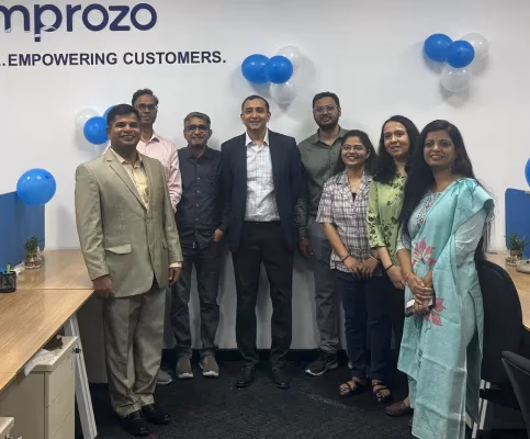 The Improzo team celebrating family day at the offices
